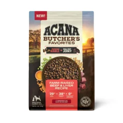Hot Acana Butcher's Favorites Farm-Raised Beef & Liver Recipe Dry Dog Food