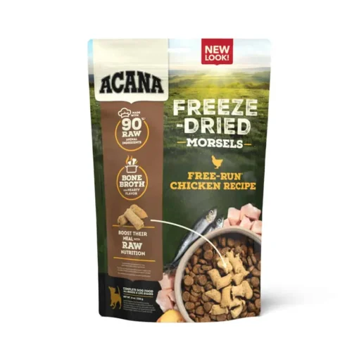Discount Acana Freeze-Dried Dog Food Morsels Free-Run Chicken Recipe Dog Food Topper