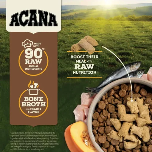 Discount Acana Freeze-Dried Dog Food Morsels Free-Run Chicken Recipe Dog Food Topper