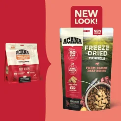 Clearance Acana Freeze-Dried Morsels Ranch-Raised Beef Recipe Dog Food Topper