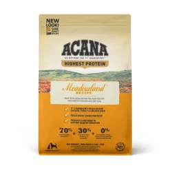 Online Acana Highest Protein Meadowland Grain Free Dry Dog Food