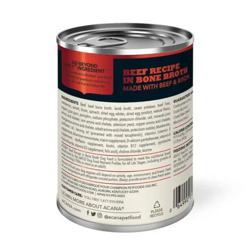 Sale Acana Premium Chunks Beef Recipe in Bone Broth Wet Dog Food