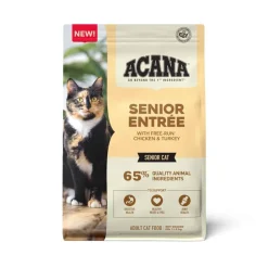 Fashion Acana Senior Entree Free-Run Chicken & Turkey Dry Cat Food
