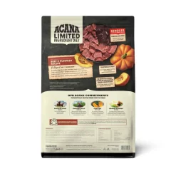 Discount Acana Singles Limited Ingredient Grain-Free High Protein Beef & Pumpkin Dry Dog Food