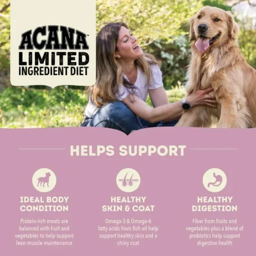Outlet Acana Singles Limited Ingredient Grain-Free High Protein Lamb & Apple Dry Dog Food