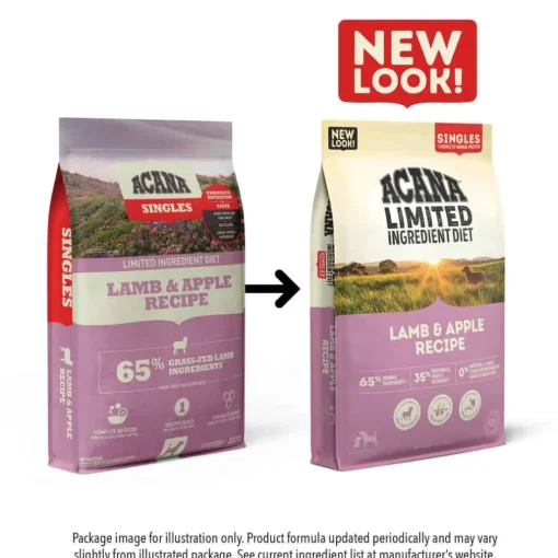 Outlet Acana Singles Limited Ingredient Grain-Free High Protein Lamb & Apple Dry Dog Food