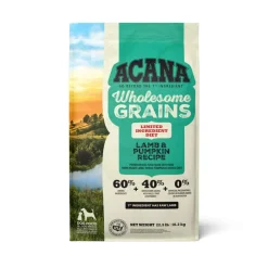Discount Acana Wholesome Grains Limited Ingredient Lamb & Pumpkin Dry Dog Food