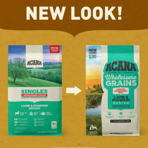 Discount Acana Wholesome Grains Limited Ingredient Lamb & Pumpkin Dry Dog Food
