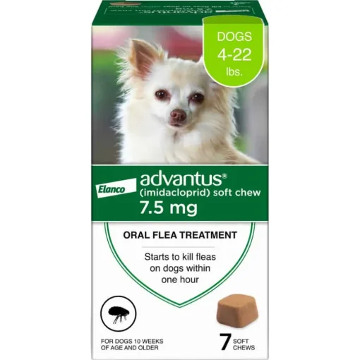 Sale Advantus Oral Flea Treatment Soft Chews for Dogs