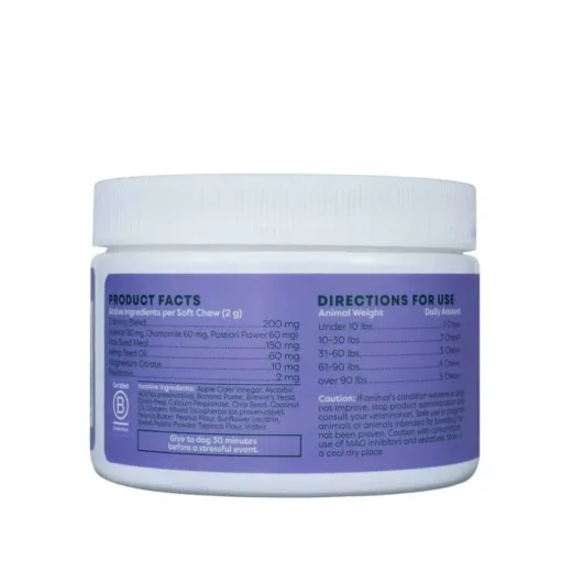Fashion Alzoo Plant-Based Calming Soft Chew Supplement for Dogs