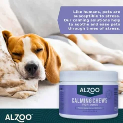Fashion Alzoo Plant-Based Calming Soft Chew Supplement for Dogs