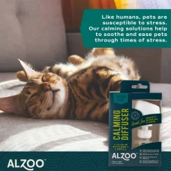 New Alzoo Plant-Based Calming Diffuser Kit for Cats