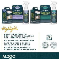 New Alzoo Plant-Based Calming Diffuser Kit for Cats