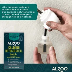 New Alzoo Plant-Based Calming Diffuser Kit for Cats