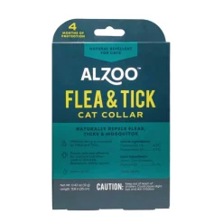 Fashion Alzoo Plant-Based Flea & Tick Collar for Cats