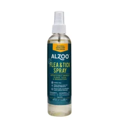 Hot Alzoo Plant-Based Flea & Tick Spray for Dogs & Cats