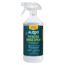 New Alzoo Plant-Based Fly & Tick Spray for Horses