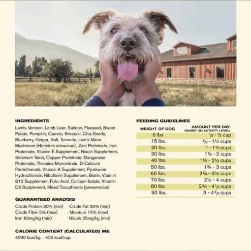 Clearance Badlands Ranch Superfood Complete Lamb & Venison Formula Air Dried Dog Food