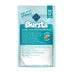 New Blue Buffalo BLUE Tastefuls Blue Buffalo BLUE Bursts Savory Seafood Crunchy & Creamy Cat Treats