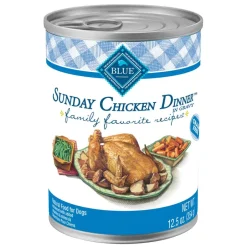 Best Blue Buffalo BLUE Life Protection Formula Blue Buffalo BLUE Family Favorite Recipes Adult Sunday Chicken Dinner Wet Dog Food