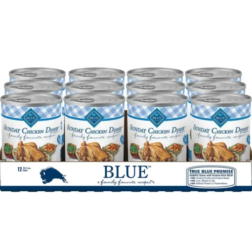 Best Blue Buffalo BLUE Life Protection Formula Blue Buffalo BLUE Family Favorite Recipes Adult Sunday Chicken Dinner Wet Dog Food
