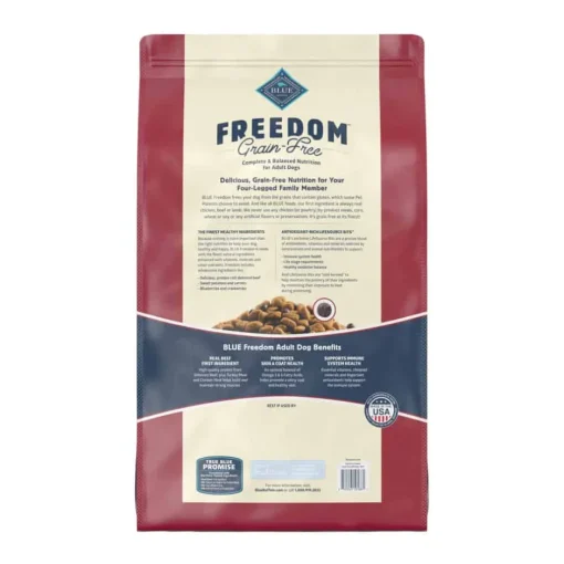 Discount Blue Buffalo BLUE Freedom Adult Grain-Free Beef Recipe Dry Dog Food