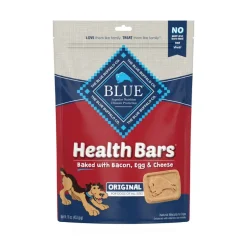 Clearance Blue Buffalo BLUE Life Protection Formula Blue Buffalo BLUE Health Bars Baked with Bacon, Egg and Cheese Crunchy Dog Treats