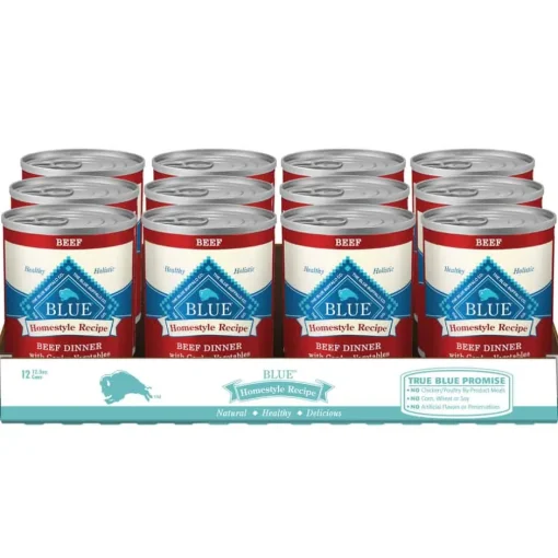 Discount Blue Buffalo BLUE Life Protection Formula Blue Buffalo BLUE Homestyle Recipe Beef Dinner with Garden Vegetables Wet Dog Food