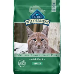 Fashion Blue Buffalo BLUE Wilderness Adult Duck Recipe Grain-Free Dry Cat Food