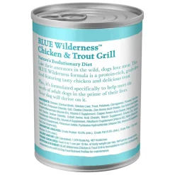 Online Blue Buffalo BLUE Wilderness Adult Chicken & Trout Grill Wet Dog Food