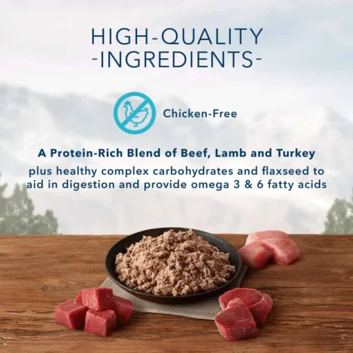 Best Blue Buffalo BLUE Wilderness Senior Rocky Mountain Recipe Red Meat Recipe Wet Dog Food