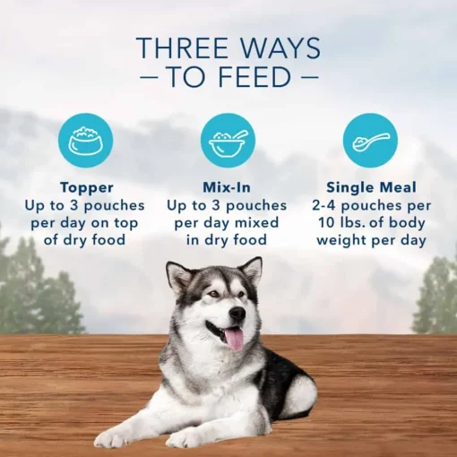 Hot Blue Buffalo BLUE Wilderness Adult Wild Cuts Trail Toppers Chunky Beef Bites Dog Food Topper