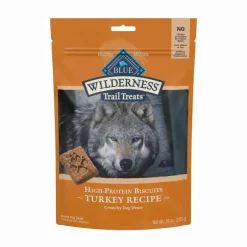 Sale Blue Buffalo BLUE Wilderness Trail Treats High Protein Turkey Biscuits Crunchy Dog Treats