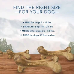 Outlet Blue Buffalo BLUE Wilderness Wild Bones Dental Chew Dog Treats