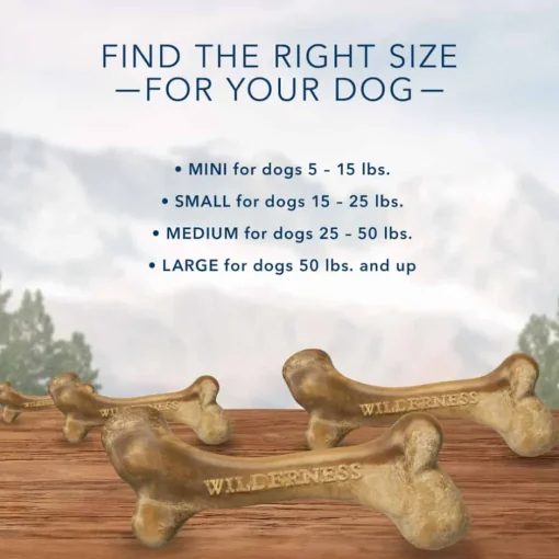 Outlet Blue Buffalo BLUE Wilderness Wild Bones Dental Chew Dog Treats
