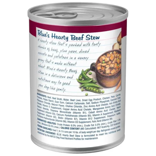 New Blue Buffalo BLUE Life Protection Formula Blue Buffalo Blue's Stew Hearty Beef Stew Wet Dog Food