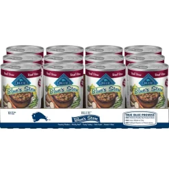 New Blue Buffalo BLUE Life Protection Formula Blue Buffalo Blue's Stew Hearty Beef Stew Wet Dog Food