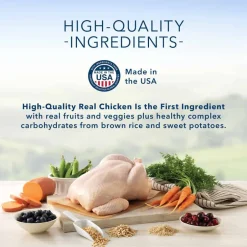 Online Blue Buffalo BLUE Life Protection Formula Blue Buffalo Life Protection Formula Adult Small Bite Chicken & Brown Rice Recipe Dry Dog Food