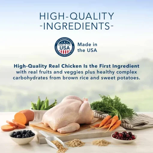 Online Blue Buffalo BLUE Life Protection Formula Blue Buffalo Life Protection Formula Adult Small Bite Chicken & Brown Rice Recipe Dry Dog Food