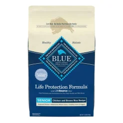 Clearance Blue Buffalo BLUE Life Protection Formula Blue Buffalo Life Protection Formula Senior Chicken & Brown Rice Recipe Dry Dog Food