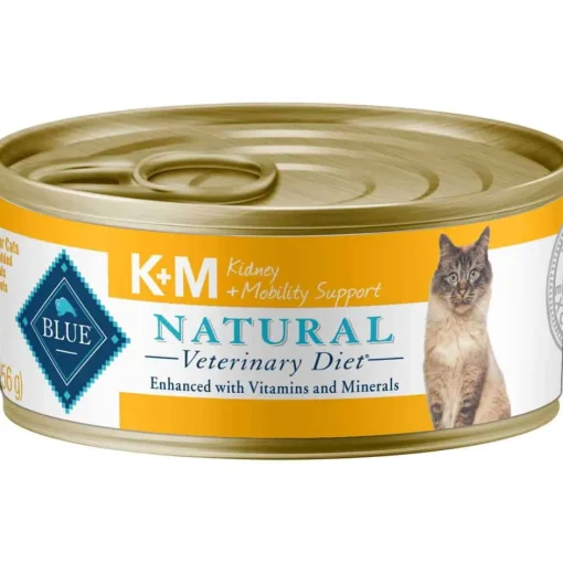 Online Blue Buffalo BLUE Natural Veterinary Diet BLUE Natural Veterinary Diet K+M Kidney + Mobility Support Canned Cat Food