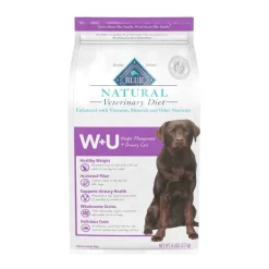 Fashion Blue Buffalo BLUE Natural Veterinary Diet BLUE Natural Veterinary Diet W+U Weight Management + Urinary Care Dry Dog Food