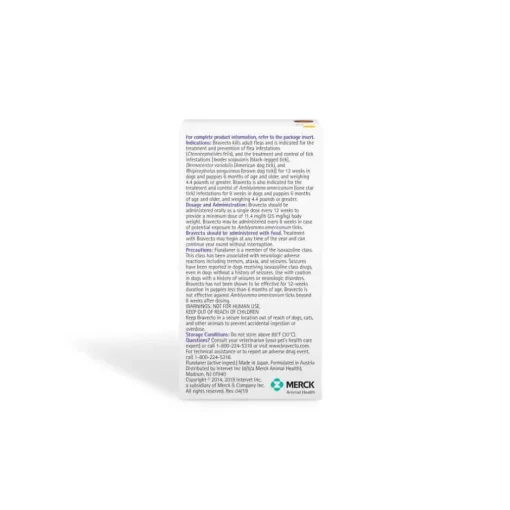 Best Bravecto - Flea & Tick Prevention Chewable Tablet for Dogs