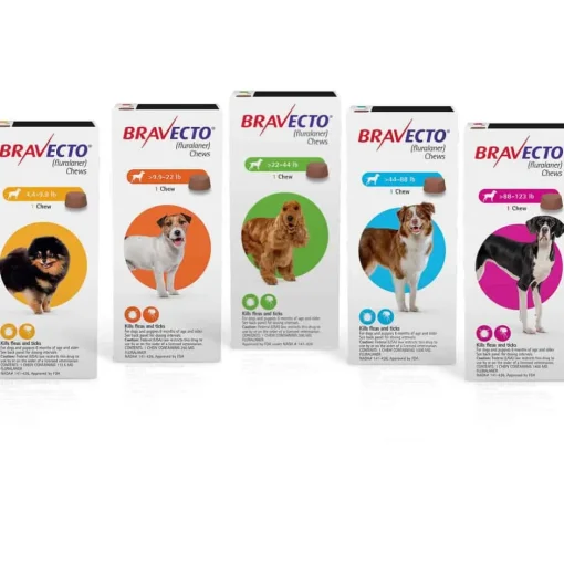 Best Bravecto - Flea & Tick Prevention Chewable Tablet for Dogs