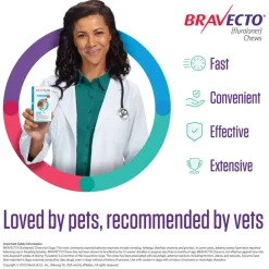 Best Bravecto - Flea & Tick Prevention Chewable Tablet for Dogs
