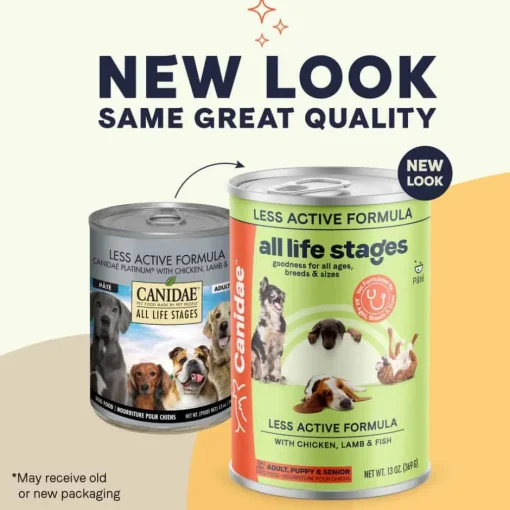 Sale Canidae All Life Stages Less Active Chicken, Lamb & Fish Formula Wet Dog Food