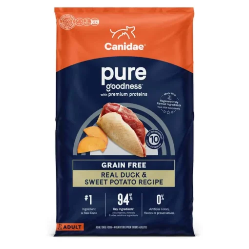 Online Canidae PURE Grain Free Duck & Sweet Potato Recipe Dry Dog Food