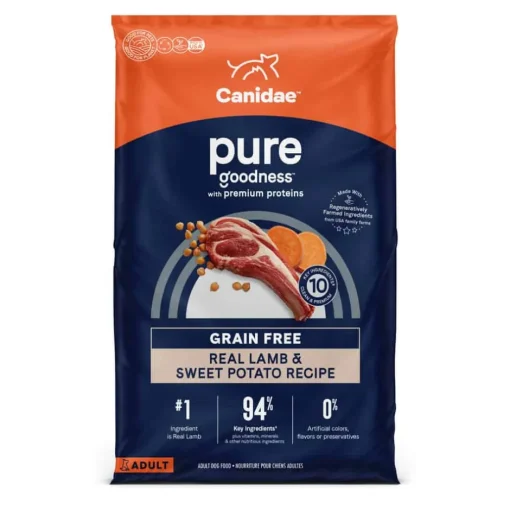 Discount Canidae PURE Grain Free Lamb & Sweet Potato Dry Dog Food