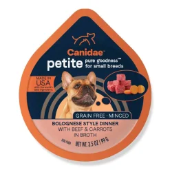 Best Canidae PURE Petite Small Breed Grain Free Minced Beef & Carrots Recipe Wet Dog Food