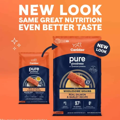 Best Canidae PURE Wholesome Grains Salmon & Barley Recipe Dry Dog Food